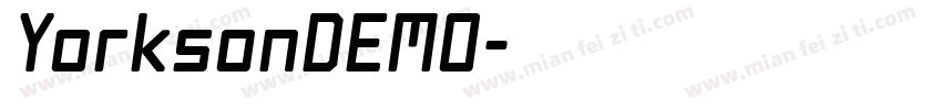YorksonDEMO字体转换