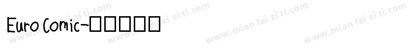 EuroComic字体转换