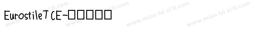 EurostileTCE字体转换