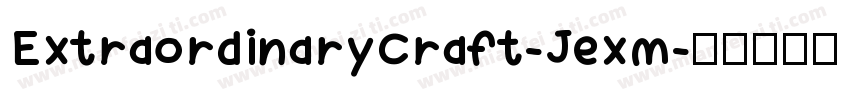 ExtraordinaryCraft-Jexm字体转换