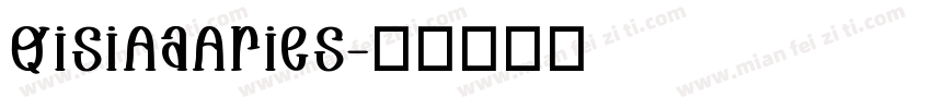 QisiAaAries字体转换