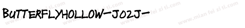 ButterflyHollow-j02j字体转换