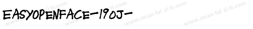 Easyopenface-190j字体转换
