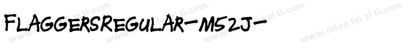 FlaggersRegular-m52j字体转换