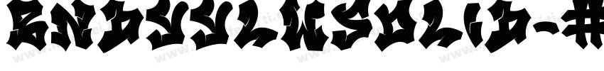 BndyYlwSolid字体转换