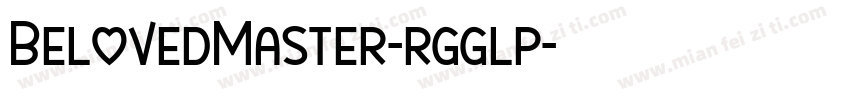 BelovedMaster-rgglp字体转换