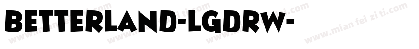 BetterLand-lgdrw字体转换