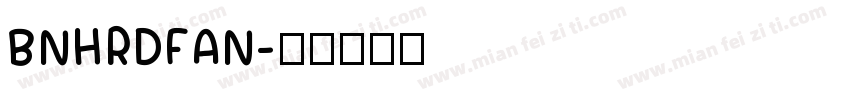 BNHRDFAN字体转换