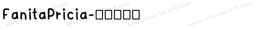 FanitaPricia字体转换