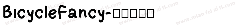 BicycleFancy字体转换
