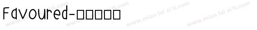 Favoured字体转换
