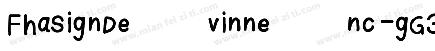 FhaSignDevinnenc-gG3R字体转换