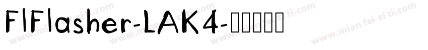 FlFlasher-LAK4字体转换