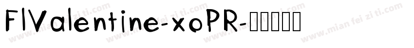 FlValentine-xoPR字体转换