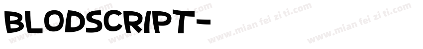 BLODSCRIPT字体转换