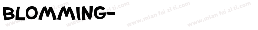 Blomming字体转换