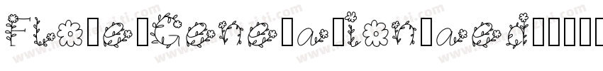 FlowerGeneration-aed9字体转换