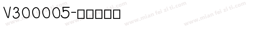 V300005字体转换