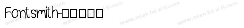 Fontsmith字体转换
