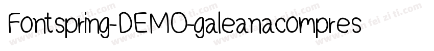 Fontspring-DEMO-galeanacompressed字体转换