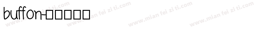 buffon字体转换