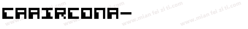 CAAircona字体转换