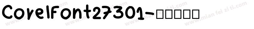 CorelFont27301字体转换