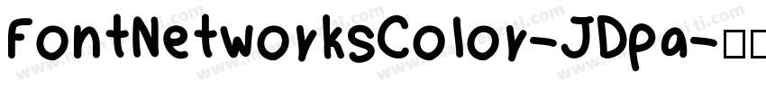 FontNetworksColor-JDpa字体转换