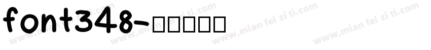 font348字体转换