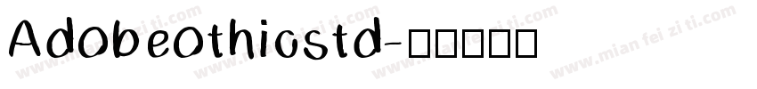Adobeothicstd字体转换