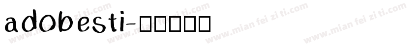 adobesti字体转换