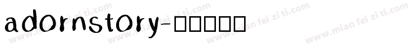adornstory字体转换