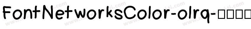 FontNetworksColor-olrq字体转换