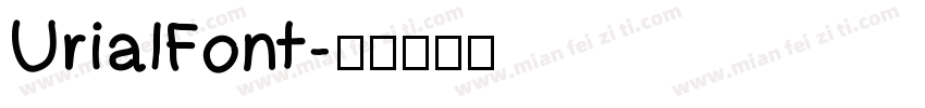 UrialFont字体转换