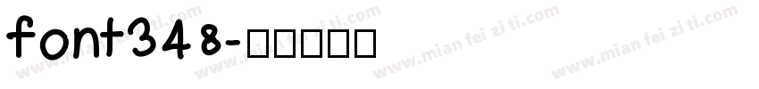 font348字体转换