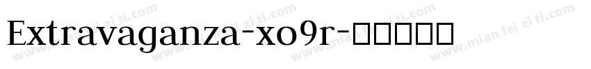 Extravaganza-xo9r字体转换