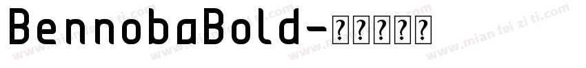 BennobaBold字体转换