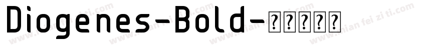 Diogenes-Bold字体转换