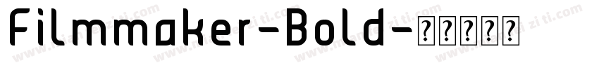 Filmmaker-Bold字体转换