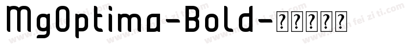 Mg0ptima-Bold字体转换