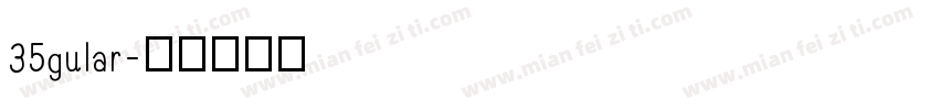 35gular字体转换