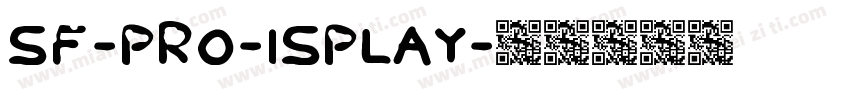 sf-pro-isplay字体转换