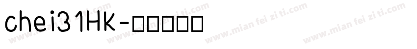 chei31HK字体转换