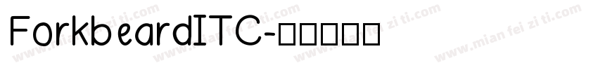 ForkbeardITC字体转换
