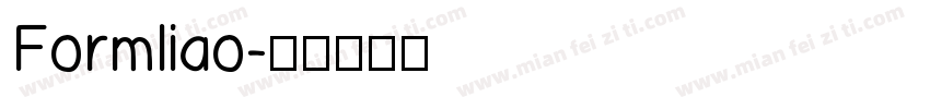 Formliao字体转换