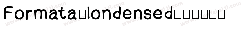 Formata-londensed字体转换