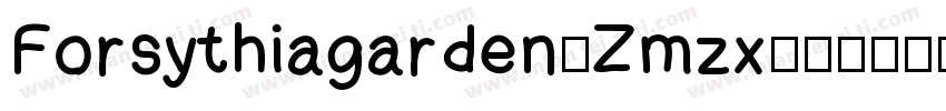 Forsythiagarden-Zmzx字体转换