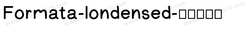 Formata-londensed字体转换