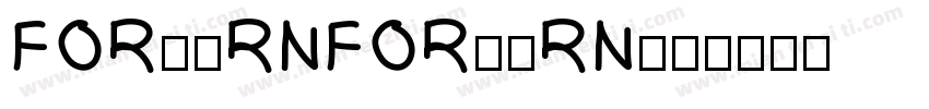 FORTURNFORTURN字体转换 FORTURNFORTURN字体转换