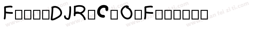 FormaDJRSC_OTF字体转换